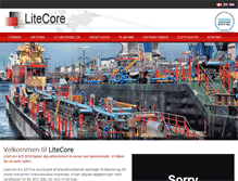 Tablet Screenshot of litecore.dk